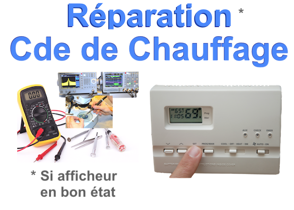 Rparation tlcommande murale de Chauffage